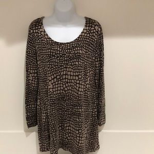Soma Cozy Brown Tunic Size Medium
